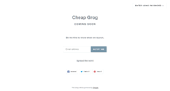 Desktop Screenshot of cheapgrog.com.au